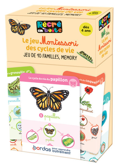 Le jeu Montessori des cycles de vie