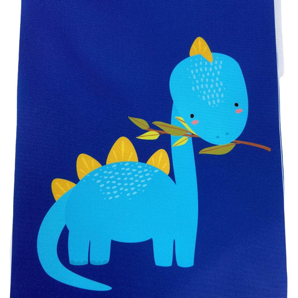 Panneau avant et arrière pour sac enfant dinosaure 30x40cm