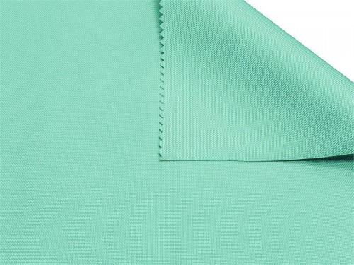 Coupon en polyester imperméable uni vert d\'eau 50x80cm