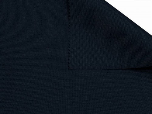 Coupon en polyester imperméable uni bleu foncé 50x80cm