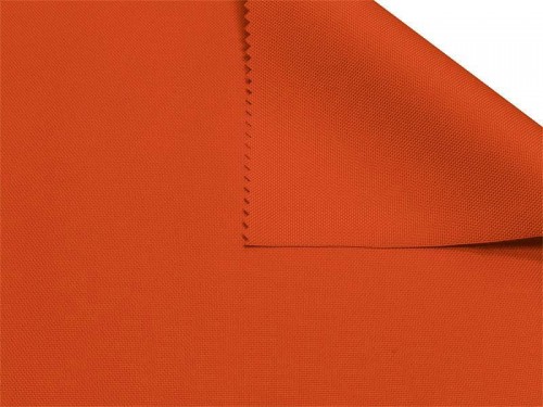Coupon en polyester imperméable uni orange 50x80cm