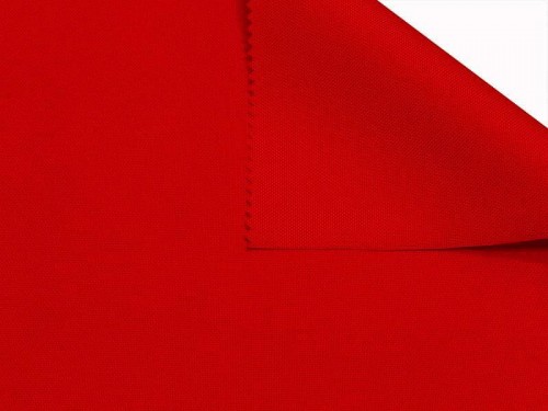 Coupon en polyester imperméable uni rouge 50x80cm