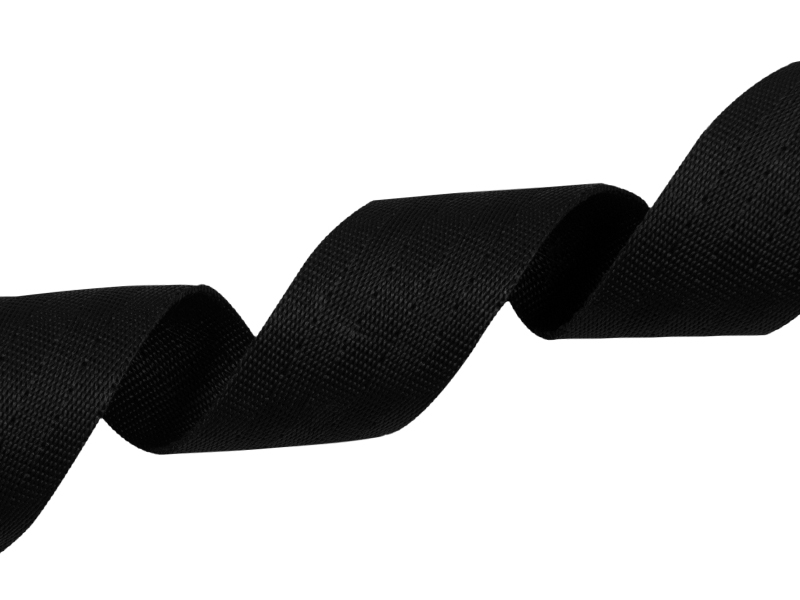 Sangle type ceinture de sécurité 25 mm noir