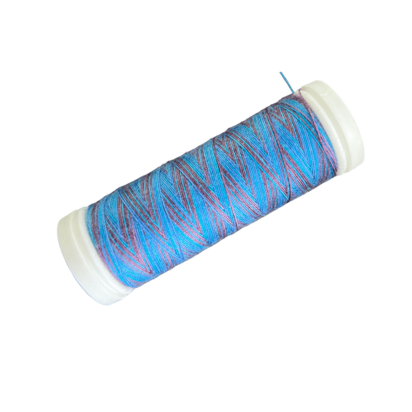 Fil multicolore dégradé bleu foncé 100% polyester