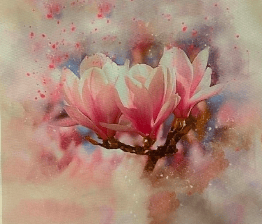 fleurs rose