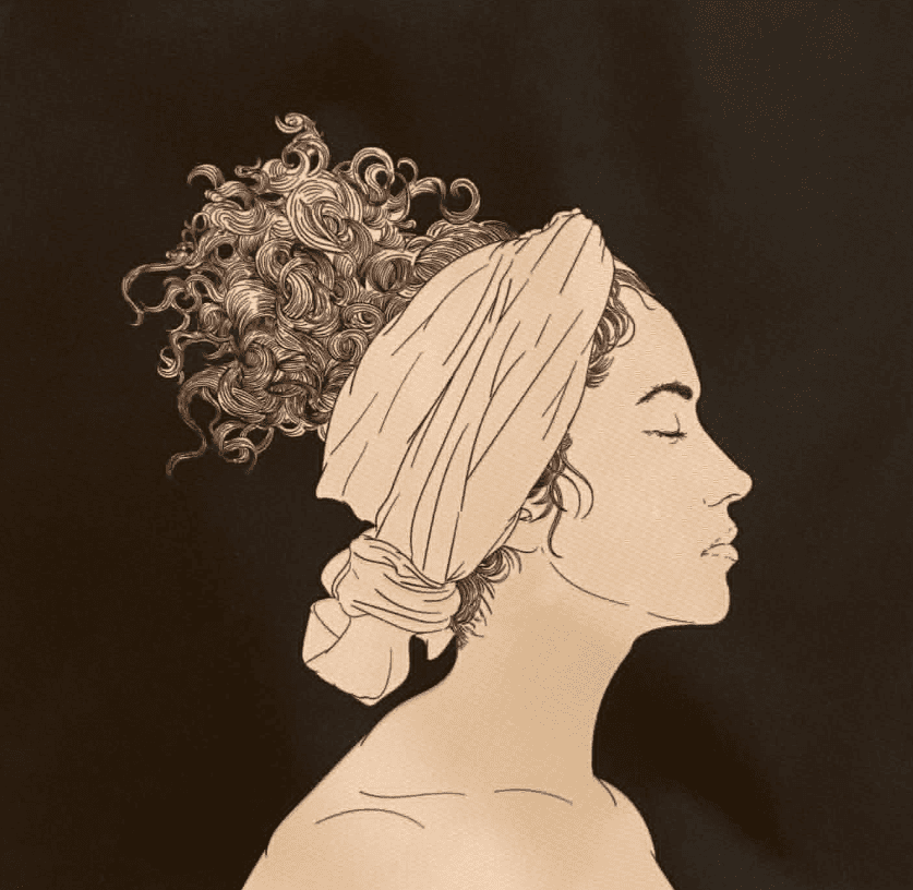 femme noir et blanc
