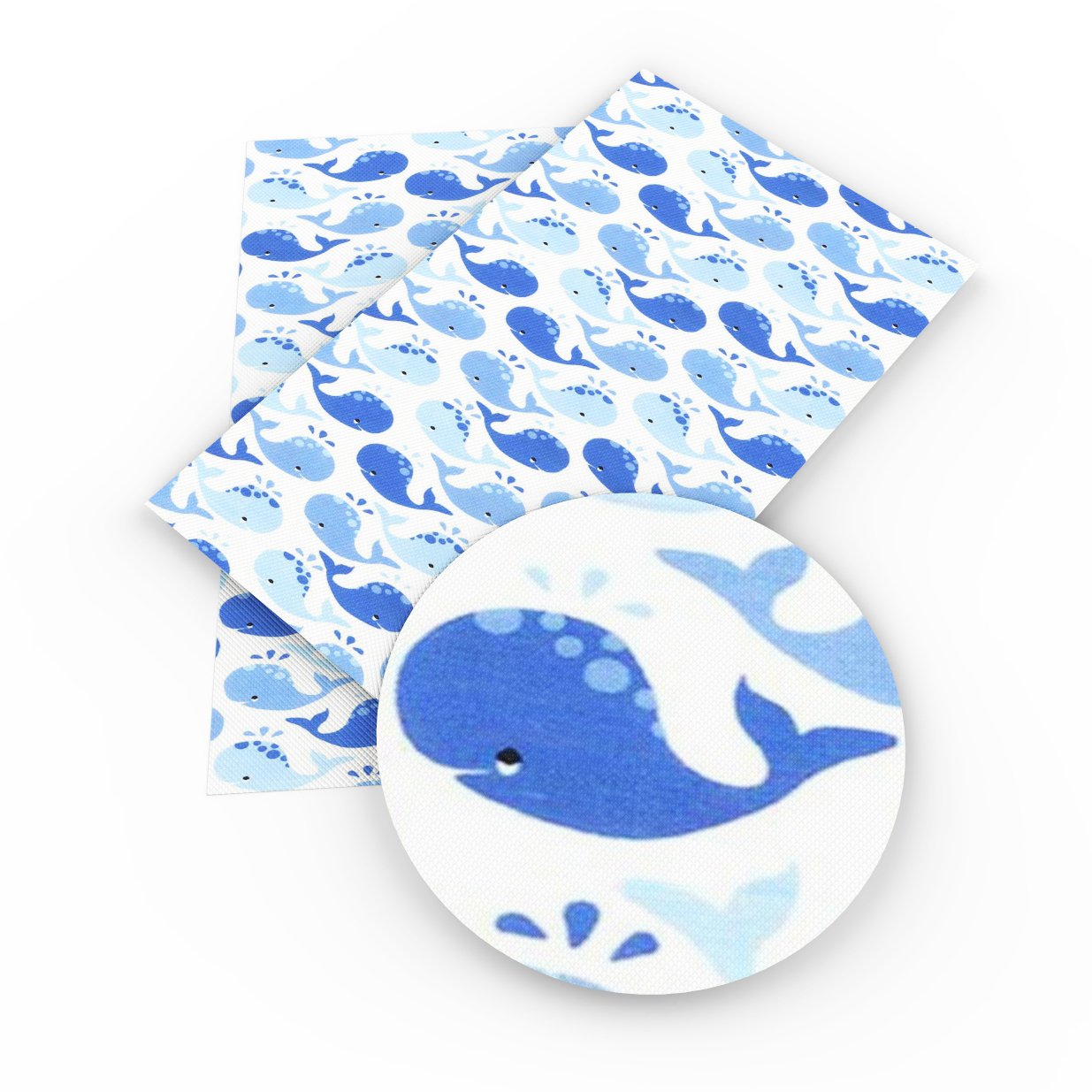 pcsc3530 baleine bleu fond blanc