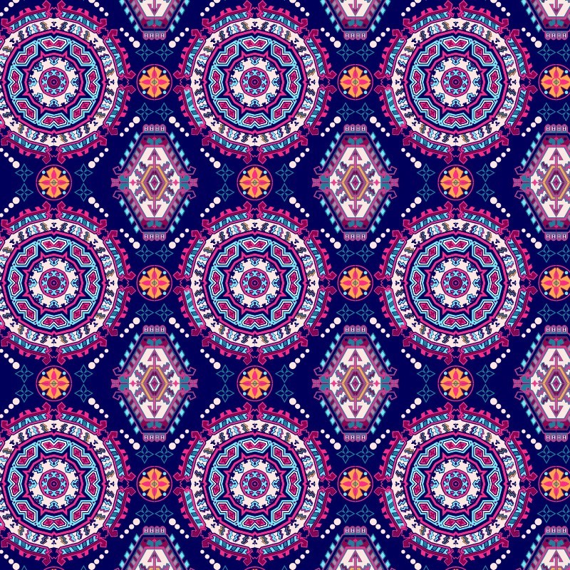cpi 5050 mandala fond bleu
