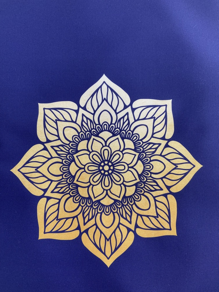 ppi 4050 mandala or et fond bleu face A