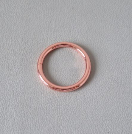 LB anneau rond 32mm rose