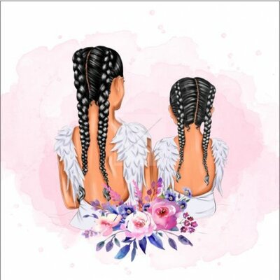 PSW4040 MERE ET FILLE TRESSES