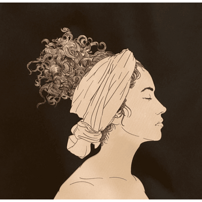femme noir et blanc