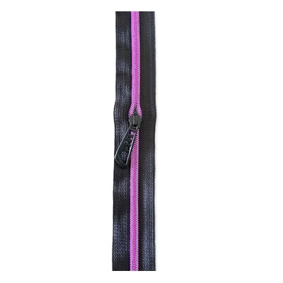 FAM noir maille rose fuchsia en 5mm