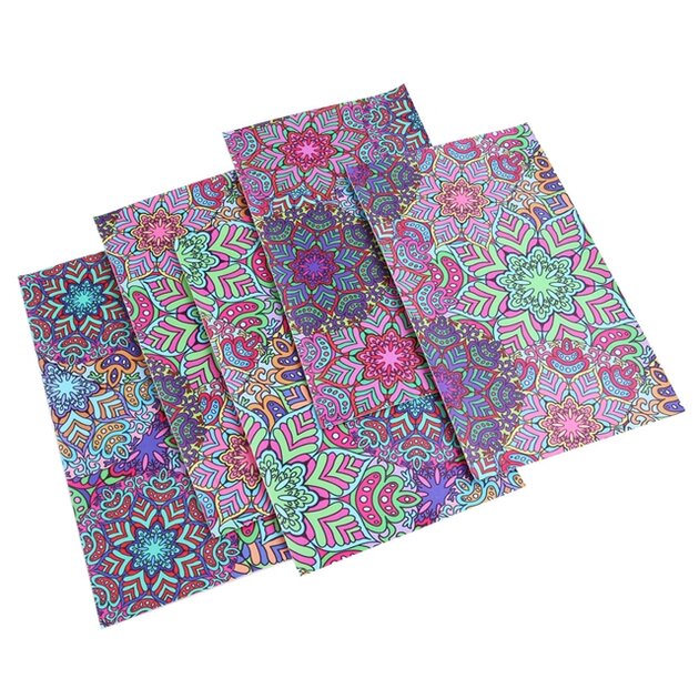 PCS mandala multicolore 35x30