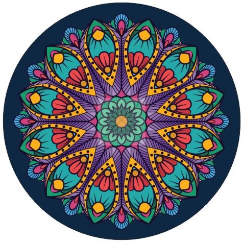 PPIR pétales multicolore