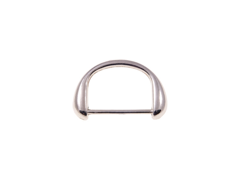 Anneau D en 25mm argent
