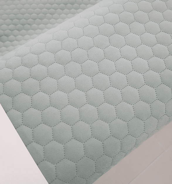 CVM nid d'abeille BLEU CIEL 45X50 V