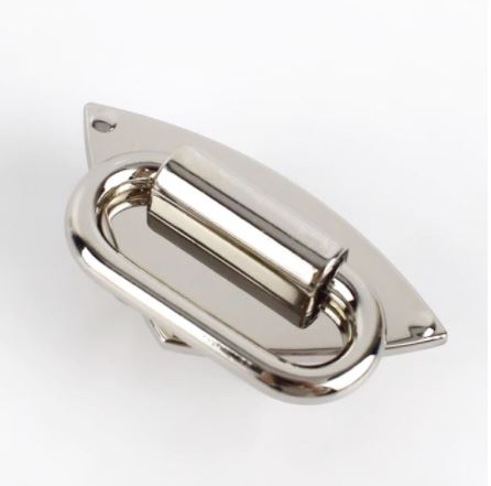 LB connecteur de sangle triangle argent