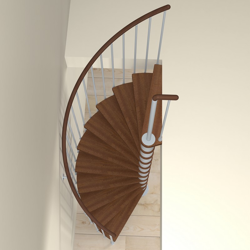 Escalier-colimacon-Fontanot-Tulip-gris-wenge-a