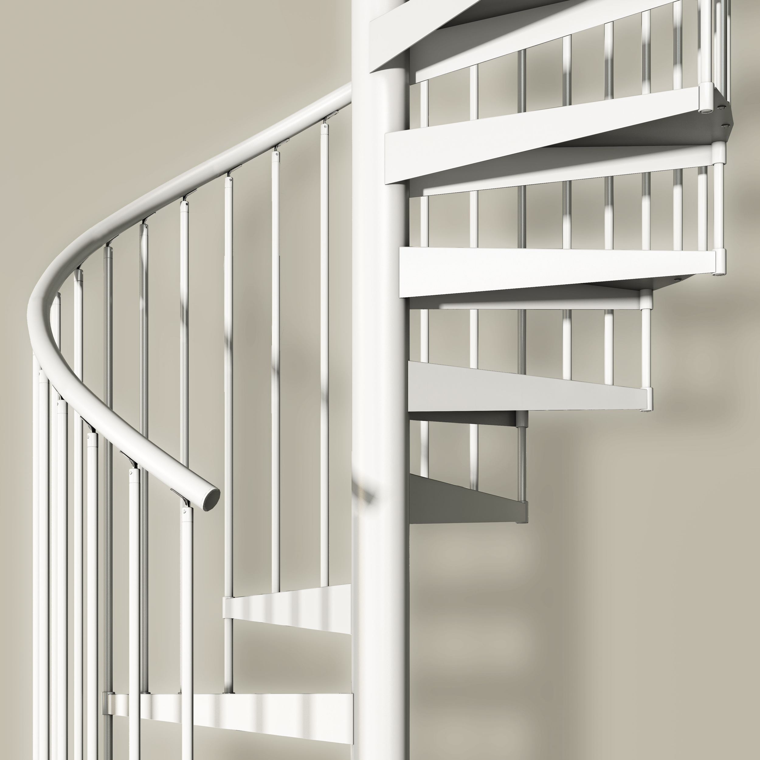 Escalier-colimacon-acier-blanc