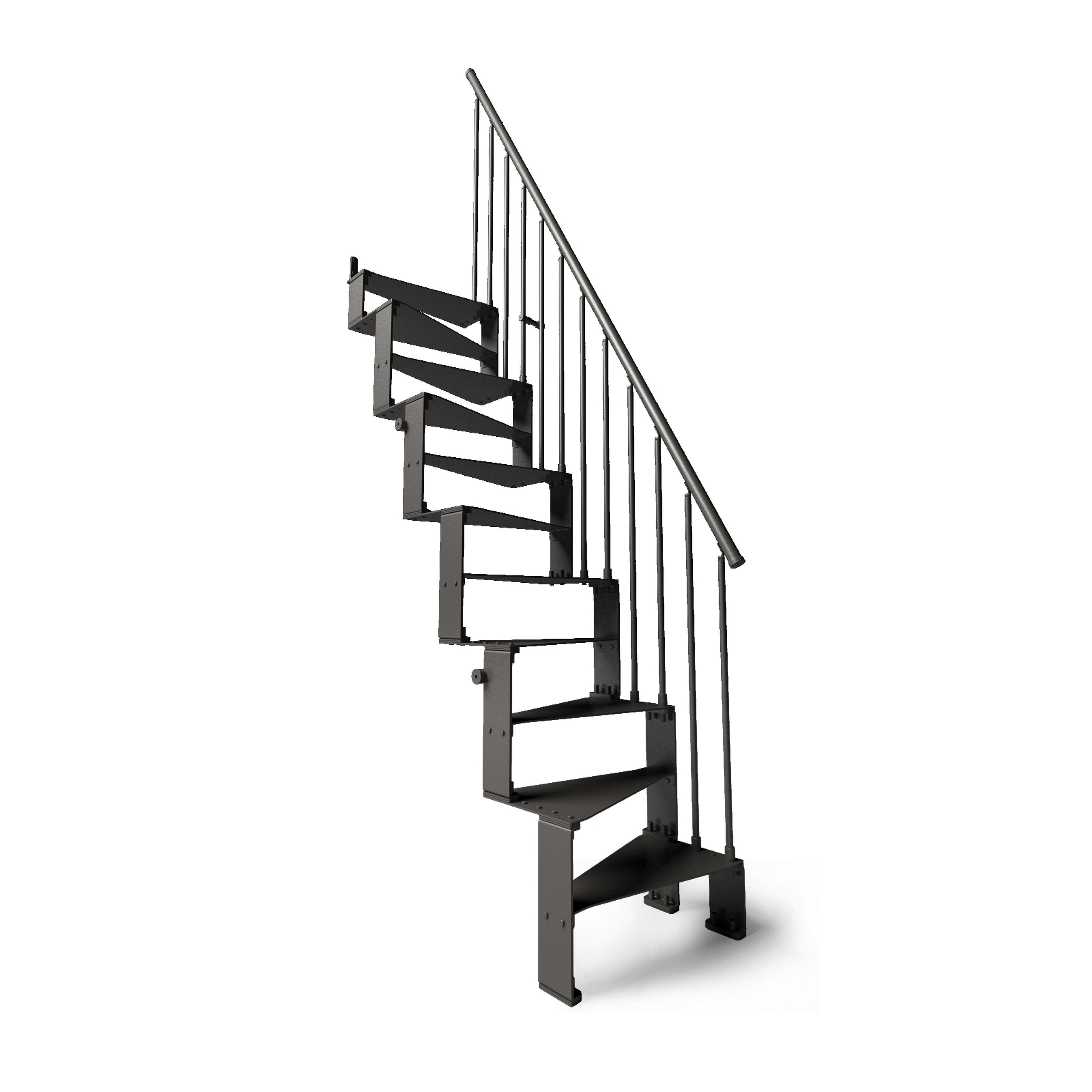 Escalier-gain-de-place-acier-anthracite