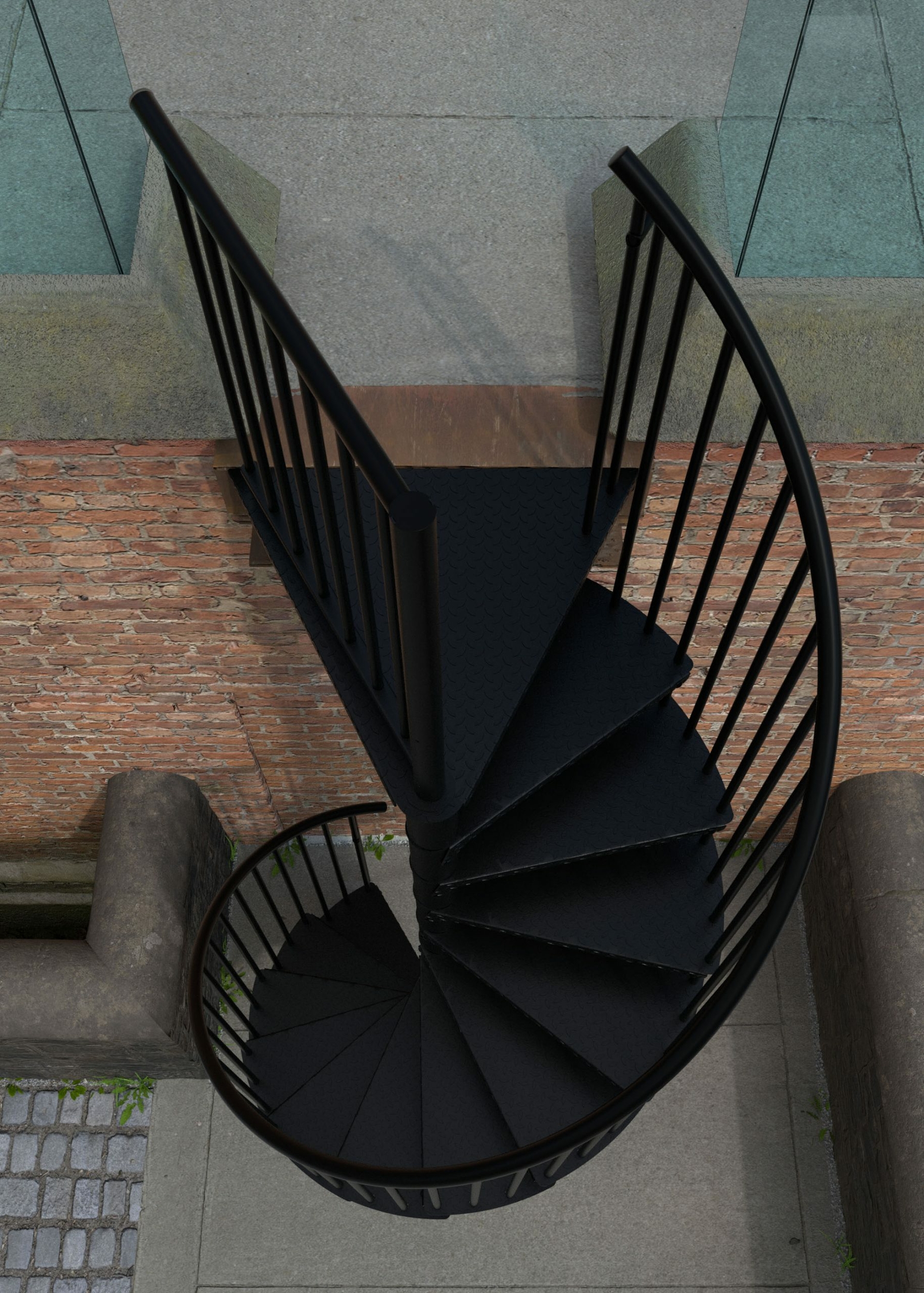 Escalier-colimacon-exterieur-noir-a