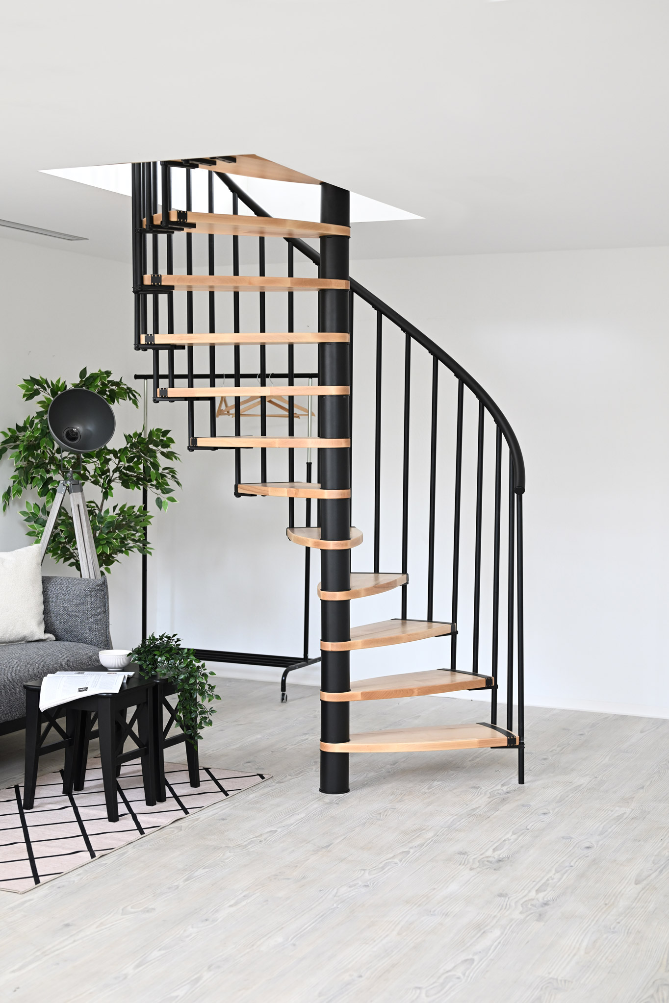 Escalier-semi-colimacon-180°
