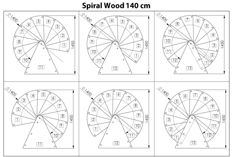Plans-escalier-colimacon-140cm