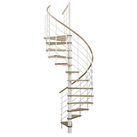 Escalier colimaçon en acier et chêne massif Minka Venezia Ø 140 cm