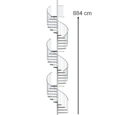 Escalier-colimacon-trois-etages