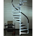 escalier-colimacon-acier-blanc