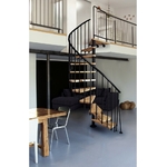 Escalier-colimacon-bois-metal-d