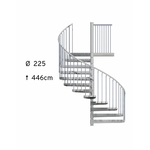 Escalier-colimacon-acier-galvanise