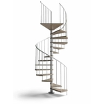 Escalier-colimacon-bois-metal