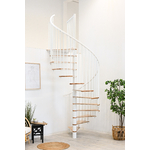 Escalier-colimacon-acier-bois