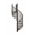 Escalier-colimacon-noir-bois