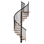 Escalier en colimaçon Treppen Cologne en acier et bois Ø 120 cm