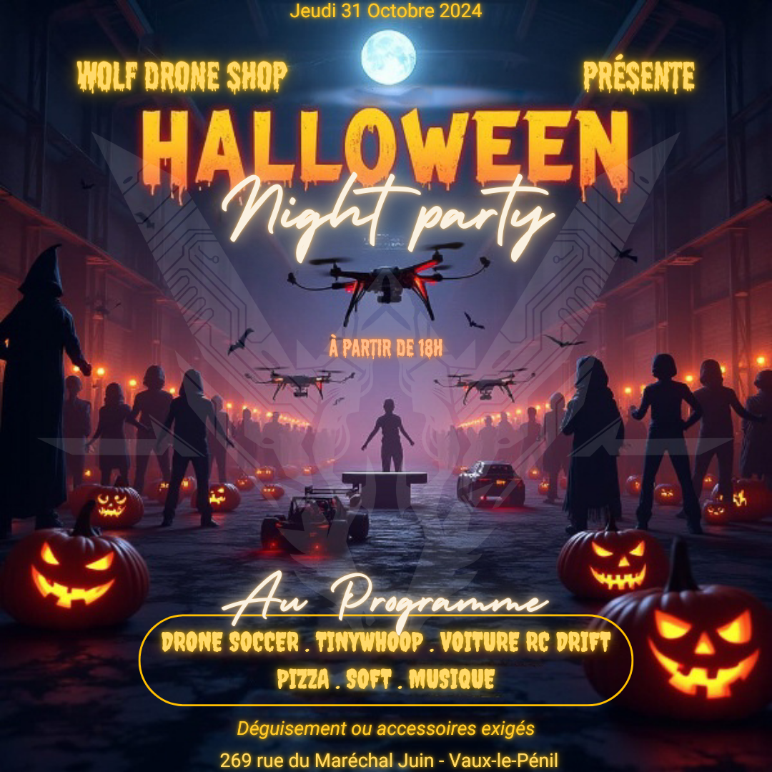 SOIRÉE HALLOWEEN - Jeudi 31 Octobre 2024 - 25 places seulement