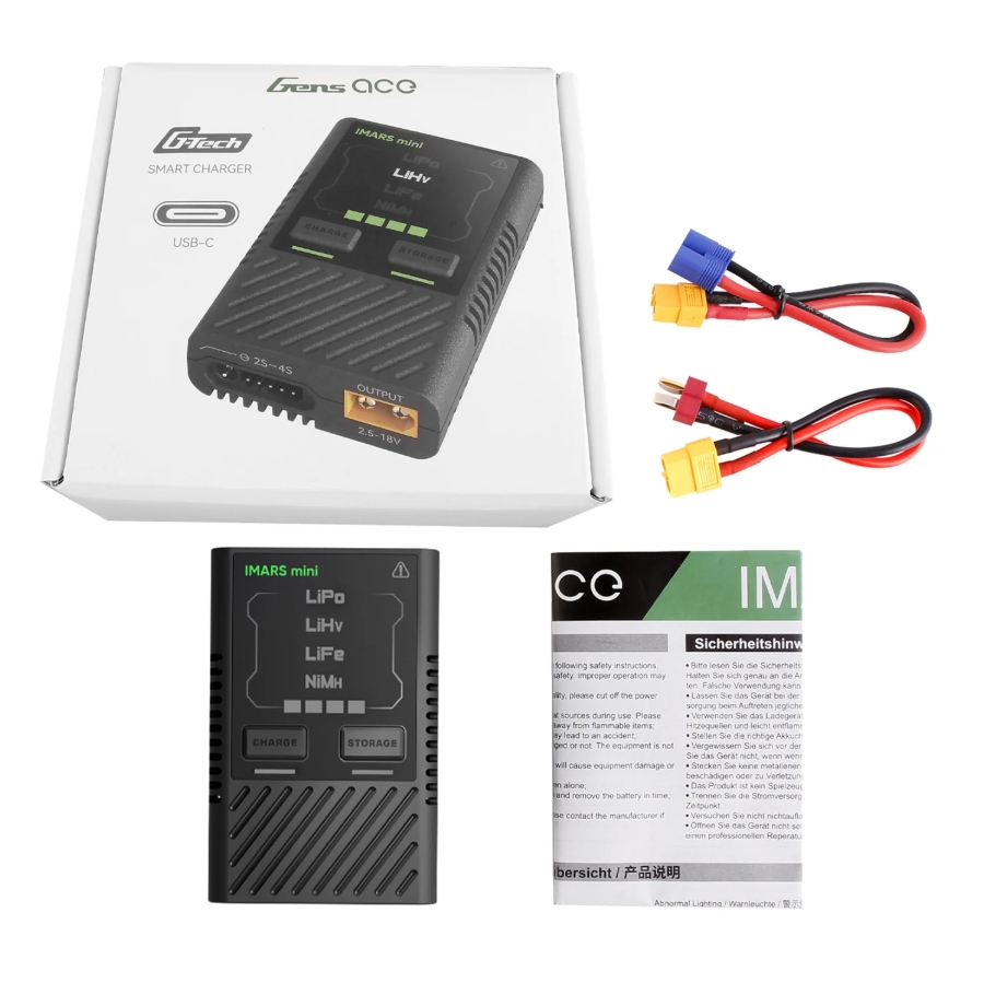 GENSACE - IMARS MINI CHARGEUR 60W 1 VOIE 2-4S (USB C)