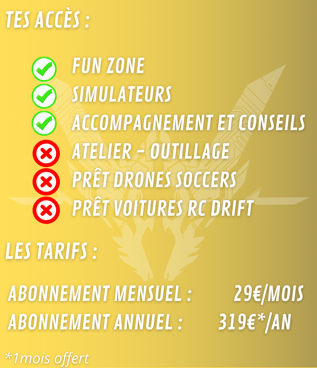 ABONNEMENT : LE TOURISTE