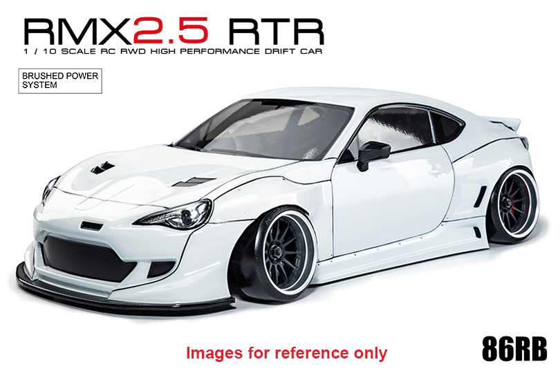 MST - RC DRIFT BRUSHED - RMX 2.5 RTR TOYOTA GT86 86RB BLANCHE