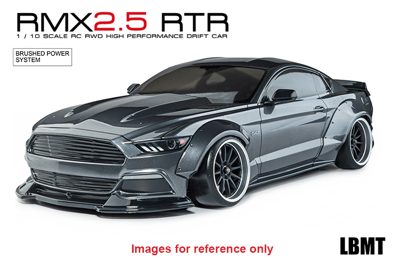 MST - RC DRIFT BRUSHED - RMX 2.5 RTR FORD MUSTANG LBMT GRISE