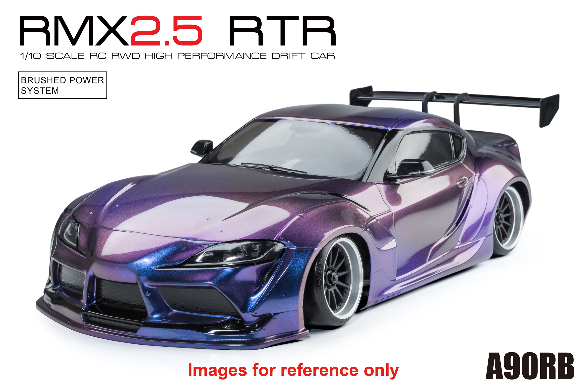 MST - RC DRIFT BRUSHED - RMX 2.5 RTR TOYOTA SUPRA A90 VIOLET IRIDESCENT
