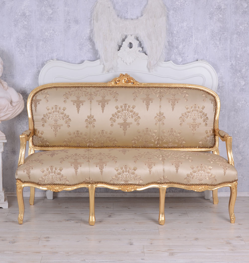 Canape-Louis-XV-dore