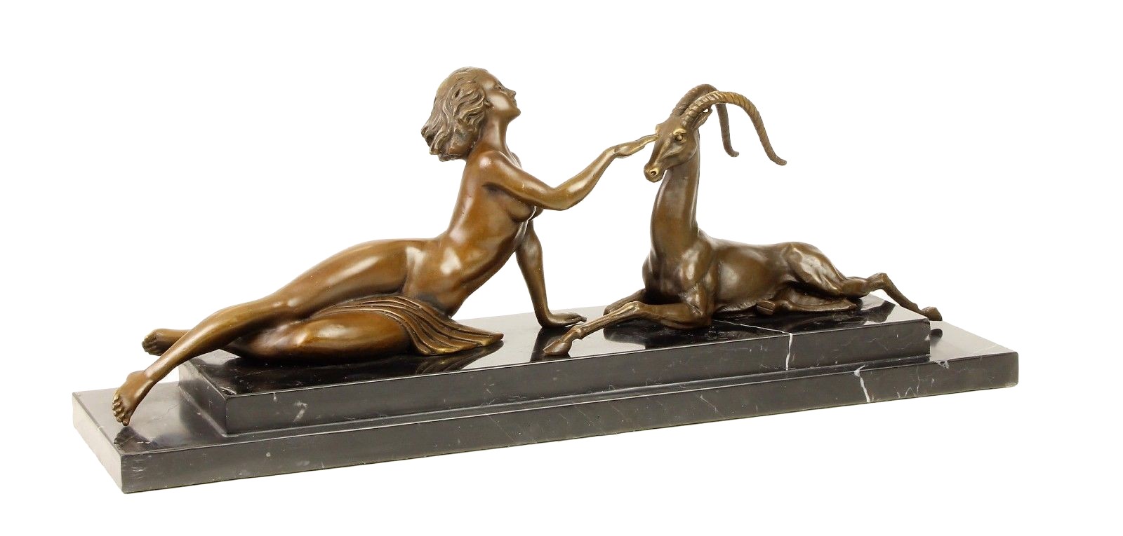 Statue-bronze-antilope-b
