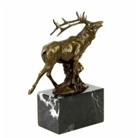 Statue en bronze cerf 26 cm