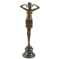 Statue en bronze danseuse reproduction Chiparus 50 cm