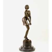 Statue en bronze femme 36 cm