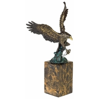 Statue en bronze aigle royal 36 cm