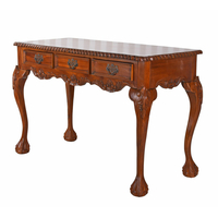 Console style anglais Chippendale en acajou Caister